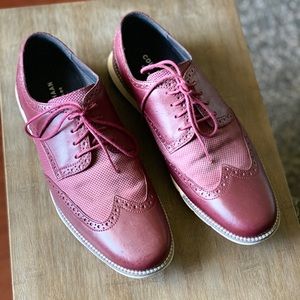 COLE HAAN Burgundy Wingtip Sneakers Size 11